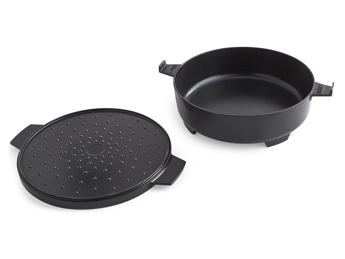 Weber GBS 2 In 1 Dutch Oven Braadpan 6 Weber GBS 2 In 1 Dutch Oven Braadpan - Afbeelding 4
