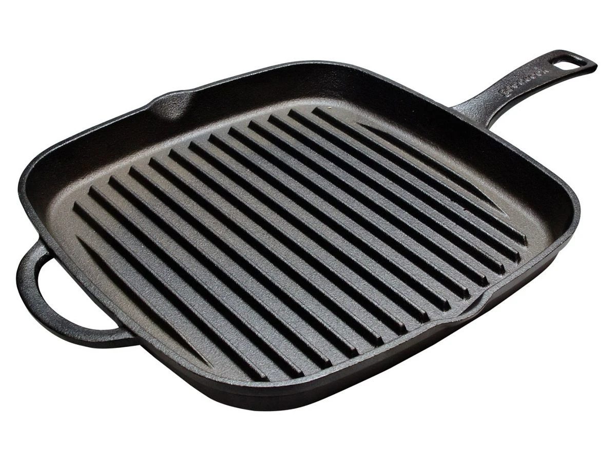 Merkloos Cast Iron Vierkante Gietijzeren Grillpan 3 Merkloos Cast Iron Vierkante Gietijzeren Grillpan