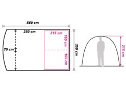 Obelink Living Tunneltent -Buitenkamperen obelink living floor plan ecommerce 077c 1