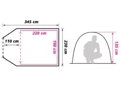 Obelink Spring Easy Air Tunneltent -Buitenkamperen obelink spring easy air floor plan ecommerce 55a6