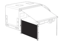 Thule Windscreen Windscherm 17 Thule Windscreen Windscherm -Buitenkamperen thule windscreen vast 2 ecommerce aa32