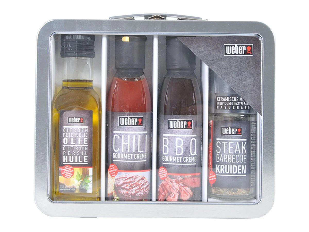 Weber Gourmet BBQ 4-delige Set In Giftbox 4 Weber Gourmet BBQ 4-delige Set In Giftbox - Afbeelding 2